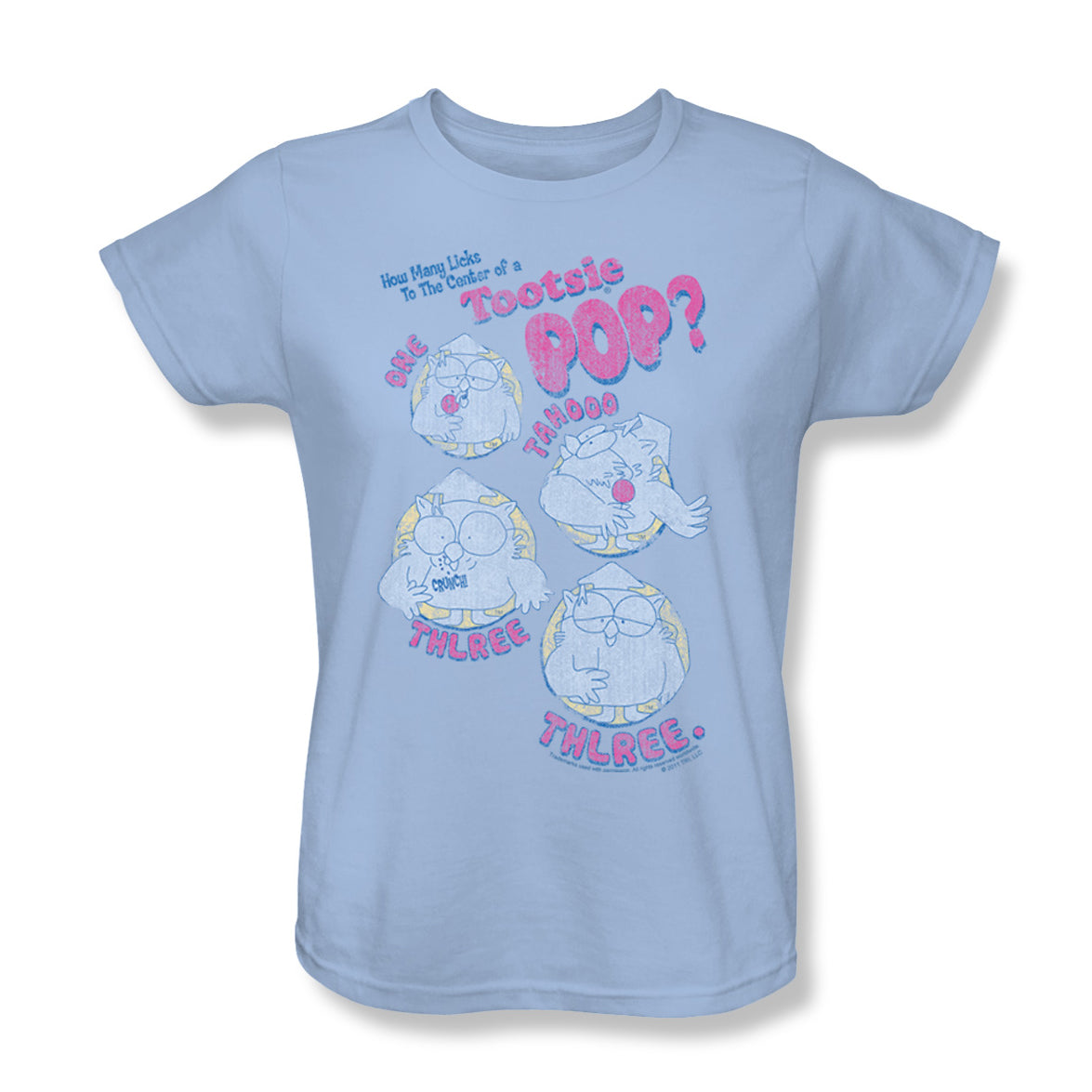 Three (Blue) Women's Tee - TootsieShop.com