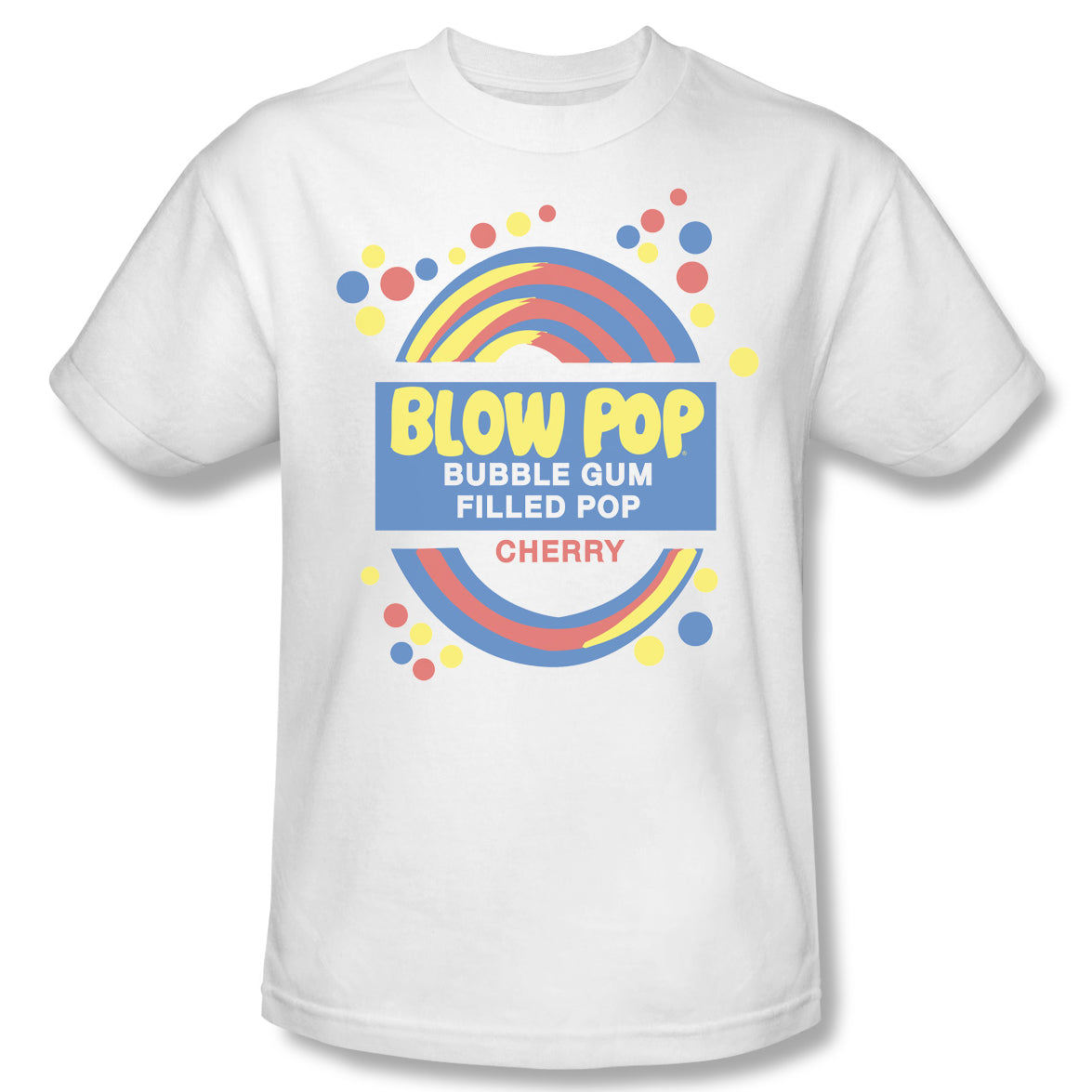 Blow Pop Label (White) T-Shirt - TootsieShop.com