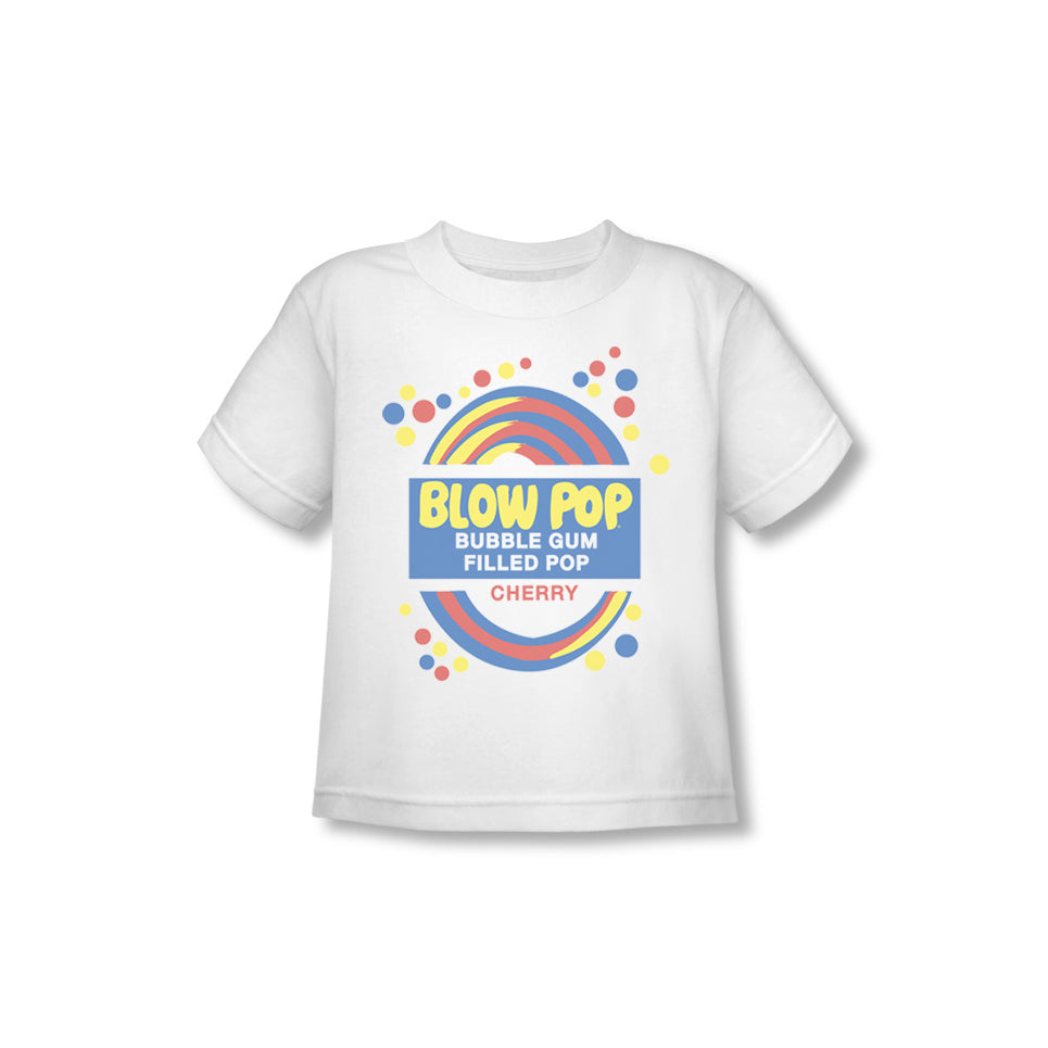 Blow Pop Label (White) Toddler Tee - TootsieShop.com