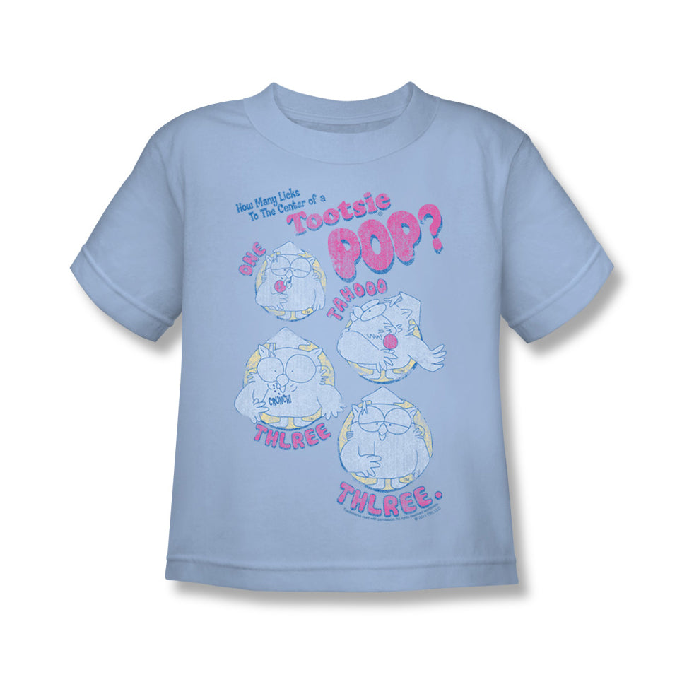 Three (Blue) Kids Tee - TootsieShop.com