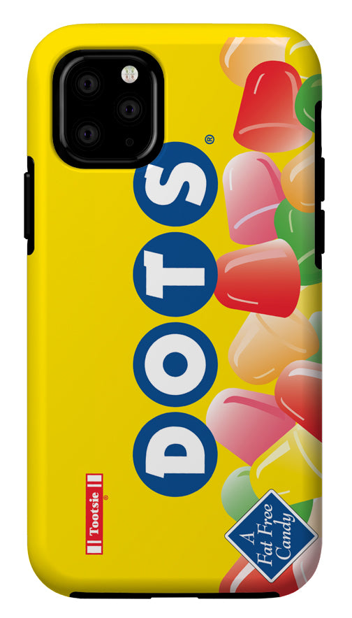 Dots Yellow Background iPhone Case - TootsieShop.com